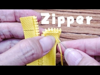 How to Sew a Lined Zipper Pouch. Super Easy Pouch Tutorial Step by step #sewingtricksandtips