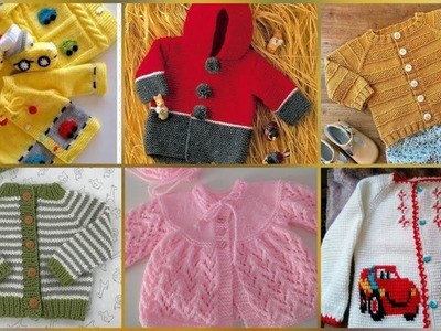 Latest Newborn Baby Boy Sweater Design.Newborn Baby Girl Sweater Design.Knitted Crochet Sweater