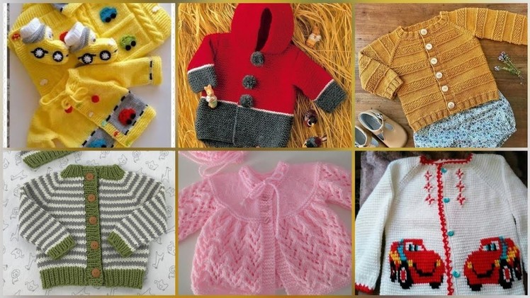 Latest Newborn Baby Boy Sweater Design.Newborn Baby Girl Sweater Design.Knitted Crochet Sweater
