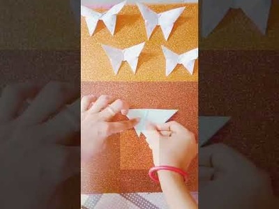 Origami Butterfly Tutorial Easy to Make????❤️ #paper #craft #art #love #handcraft
