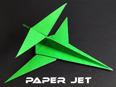 ORIGAMI JET - (How to Make Paper jet Plane) - Best Paper Planes