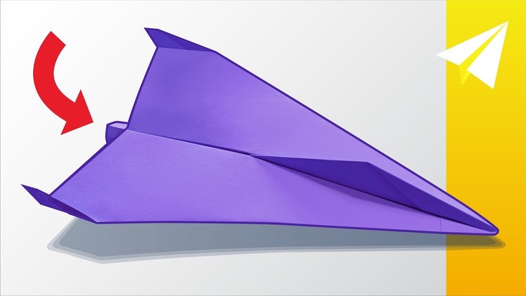 Paper Jet with an EPIC Afterburner! How to make an Amazing Paper Airplane — A-3 Afterburner