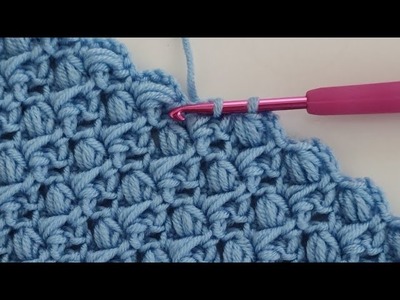 Quick & Easy crochet baby blanket pattern for beginners ~ 3D Step by Step Crochet Blanket Pattern