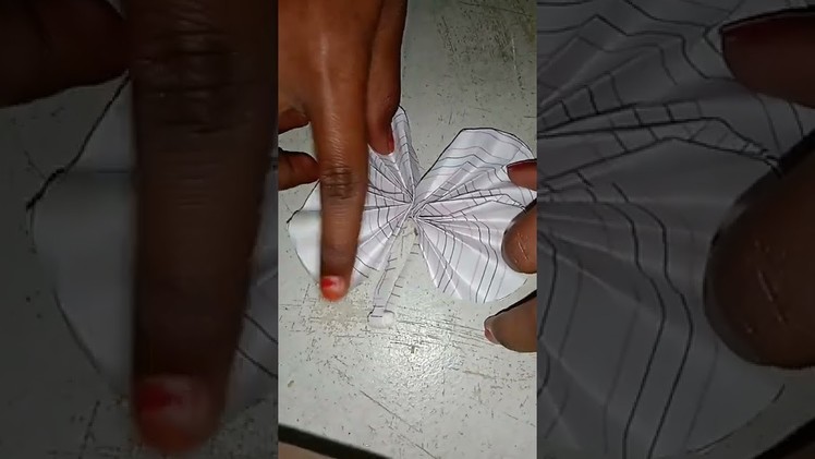 Reacting on mukta art and craft paper butterfly totorial butterfly cutting