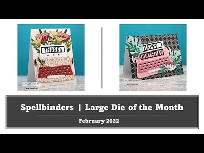 Spellbinders | February 2022 Large Die of the Month