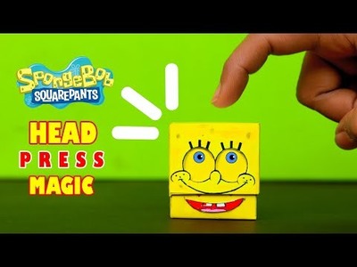 Spongebob Head Press magic from Paper | DIY Paper Craft