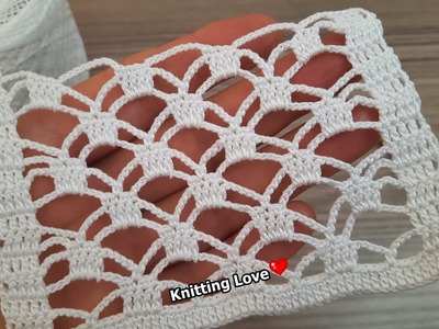 SUPER EASY ???? Beautiful Flower Crochet Pattern * Knitting Online Tutorial for beginners Tığ işi örgü