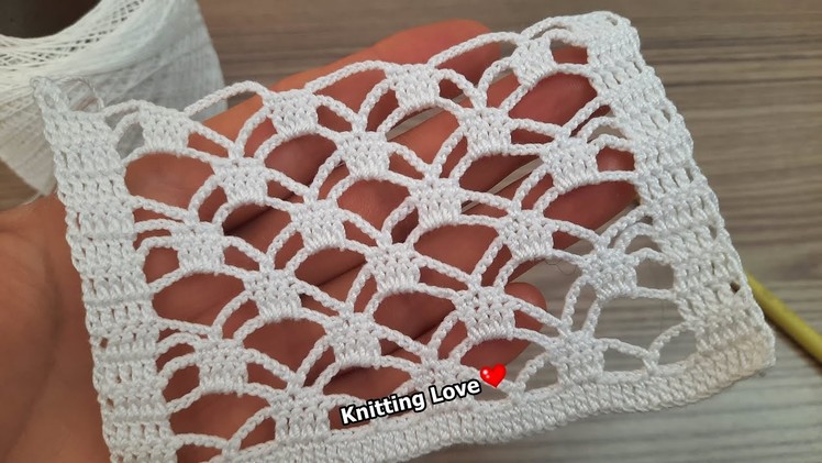 SUPER EASY ???? Beautiful Flower Crochet Pattern * Knitting Online Tutorial for beginners Tığ işi örgü