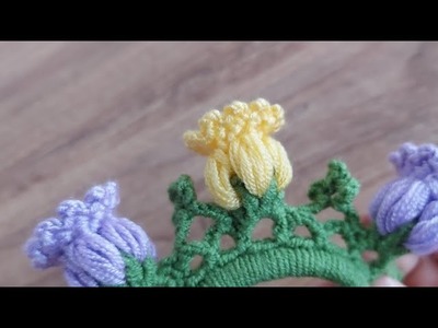 Super Easy Crochet Knitting - Tığ İşi Örgü Toka Modeli. 