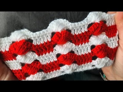 Super easy knitting crochet baby blanket waistcoat model çok basit tığ örgü modeli #knitting #love