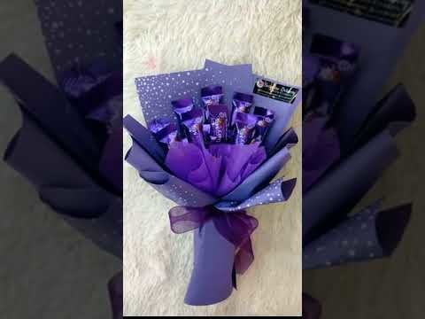 Tutorial for making a chocolate bouquet - diy - handmade - craft #shorts