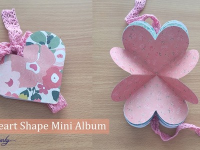 Valentine's special Heart Shape Mini Album| Tutorial| Sheetal Khajure Ankalkote