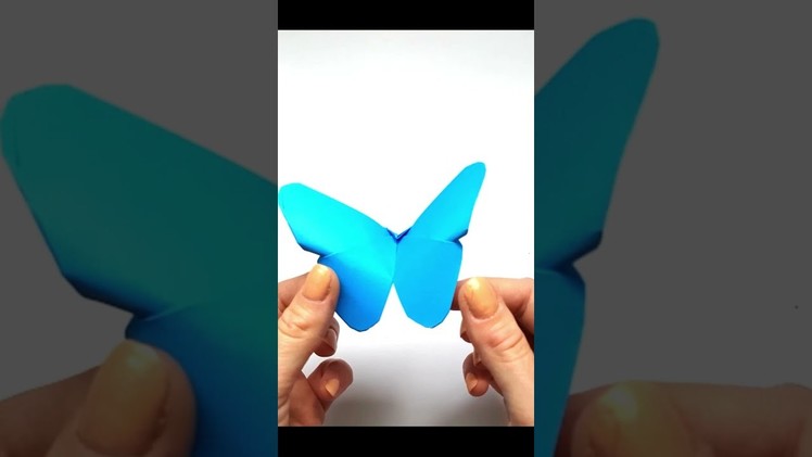 Very Easy Craft. Make Paper Butterfly Origami. CUTE Drawing and Colouring Activities. #shorts