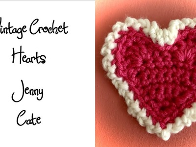 Vintage Crochet Hearts Trim