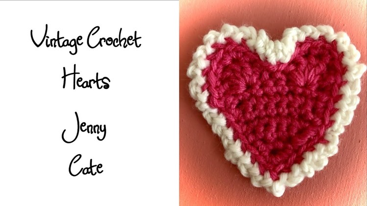 Vintage Crochet Hearts Trim