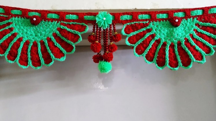 Wow!!! Awesome woolen toran making.how to crochet beautiful door hanging#Wowcreation