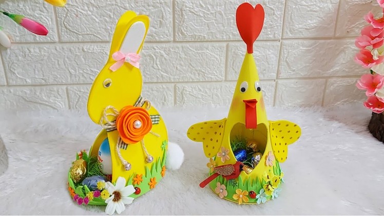 2 Easy spring.Easter gift idea made with simple materials | DIY Easter craft idea ????8