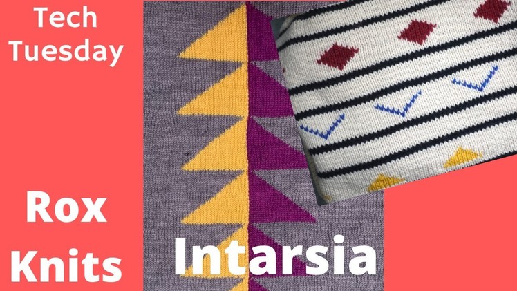 Basics of Intarsia (color block) Knitting. Technique Tuesday
