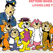 ( CRAFTS ) Top Cat And Friends Cross Stitch Pattern***L@@K***Buyers Can Download Your Pattern As Soon As They Complete The Purchase