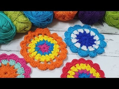 Crochet Beautiful flower.The Crochet Worldcrochetforbeginnerseasytutorialroseflowerlearntocrochet