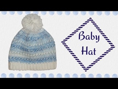 Crochet Easy Baby Hat|| New born Baby Beanie beginners ||Wool and Thread