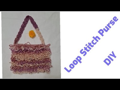 Crochet Loop Stitch Purse.DIY