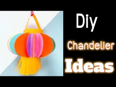Diy easy paper folding chandelier ideas in youtube video cinema eyes crafts in paper folding ideas