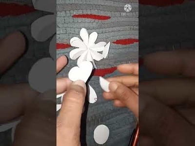 Easy paper flower craft ideas #easy paper flower making #shorts#ytshorts#youtubeshorts#