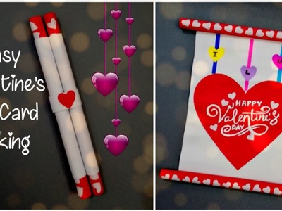 Easy Valentine's Day Card Idea || Handmade Greeting Card for Valentine's day || DIY || Achoose World