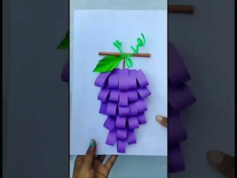 How to Make Beautiful Paper Grapes.paper origami.Very Easy Paper Grapes ???? making idea.Paper Craft