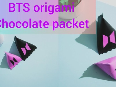 How to make origami BTS gift box Idea ll BTS chocolate packet making idea #shorts