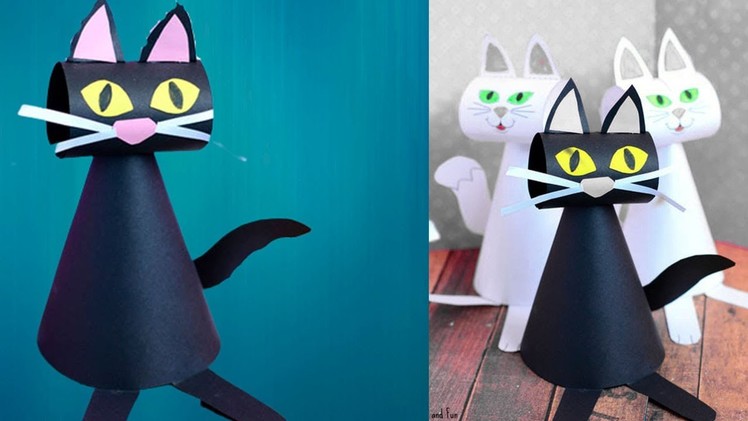 How To Make paper Cat | New Craft Ideas | Origami Cats | Cat Making By Paper | STA Crafts