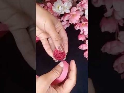 Let's make diy paper rose. by@creation as queen #shorts #roseday #viral #youtubeshorts #short #love