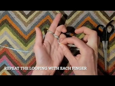 Lily's Studio: Finger Knitting