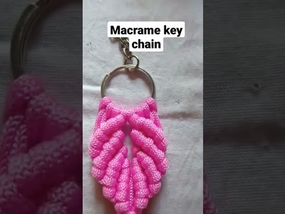 Macrame key chain. #diy #shorts #trend