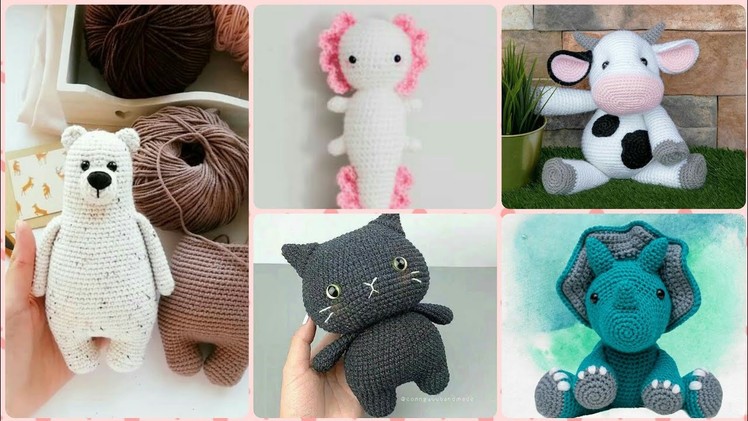 Most Glamorous And Outstanding Crochet Amigurumi Patterns And Ideas.Crochet Dogs Cats
