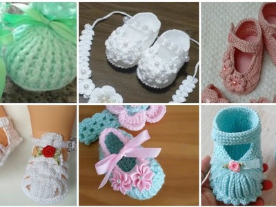 New design and ideas for babies of crochet booties patterns