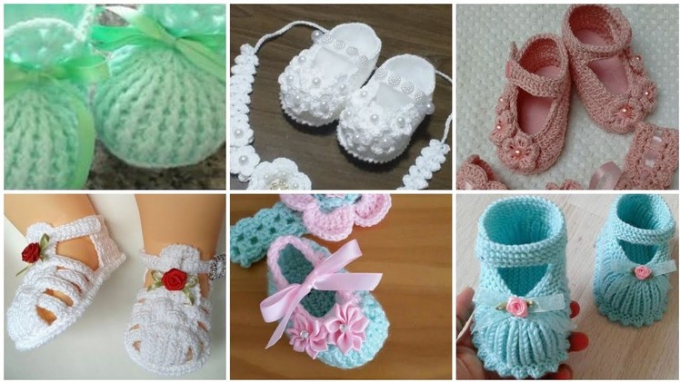 New design and ideas for babies of crochet booties patterns