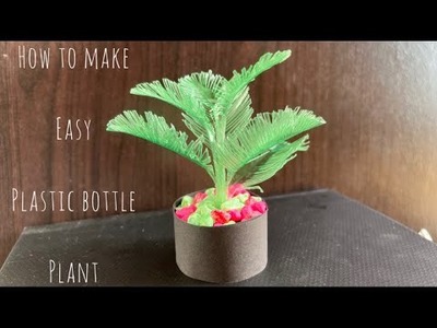 Plastic bottle craft ideas|DIY|waste plastic bottle plant making