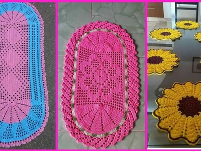 Trendy Gorgeous Vary Useful Elegant Free Crochet Luxury Table Runner Pattern