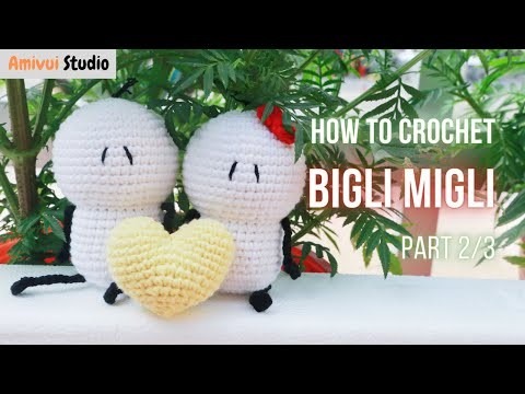 #093 | HOW TO CROCHET BIGLI MIGLI (2.3) | AMIGURUMI ANIMAL| free pattern | AMIVUI STUDIO