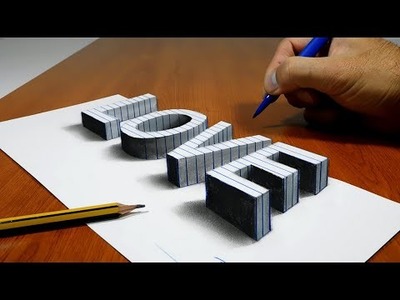 3D Drawing Trick Art On Paper, Best of