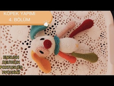 Amigurumi Dog Making Part 4 - Amigurumi Köpek Yapımı 4. Bölüm #amigurumi #dog #hunde #toys #knitting