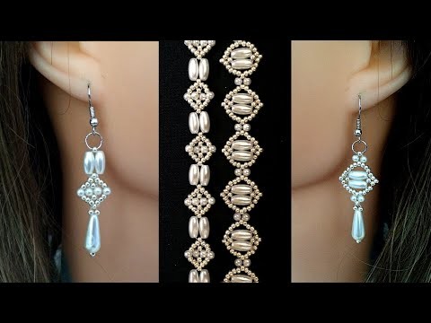 Beaded jewelry. DIY beads bracelets. DIY beads earrings.beading tutorials