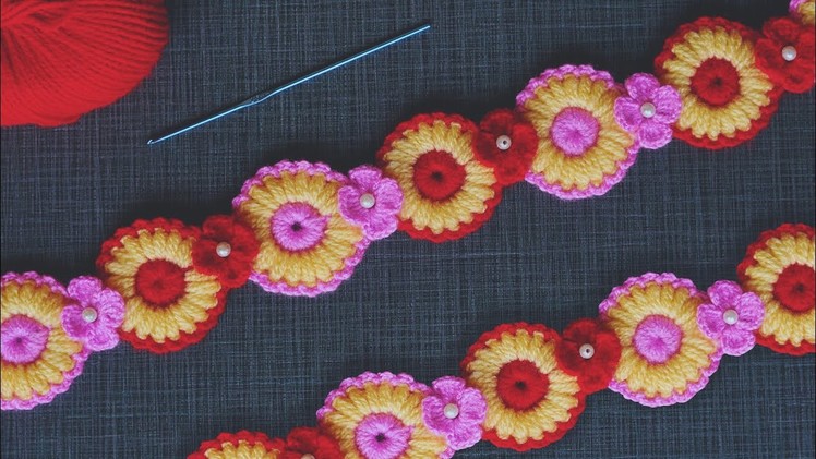 Beautiful Round shape pattern design | Toran patti design | Crochet pattern | Door hanging patti