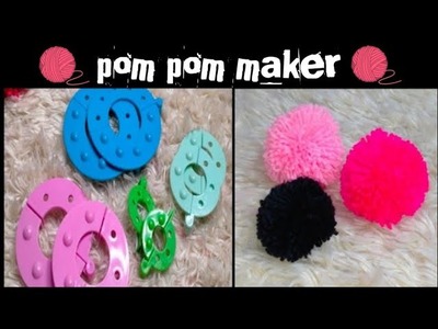Clover pom pom maker || make a pom pom with yarn