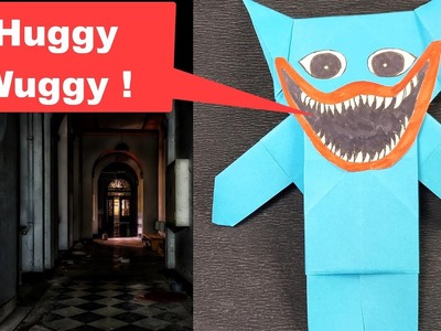 Comment faire huggy wuggy en origami , en papier facile