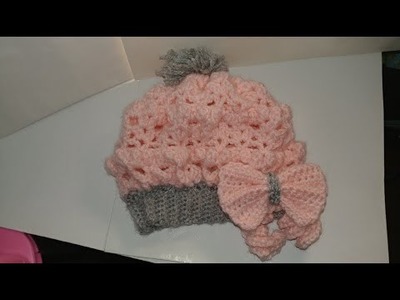 Crochet baby hat 0-3 month