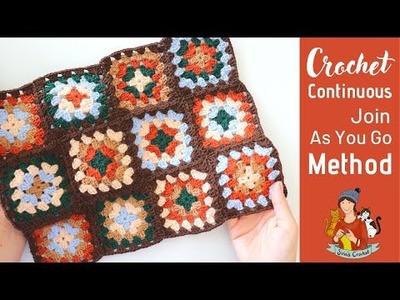 Crochet Continuous Join As You Go Method