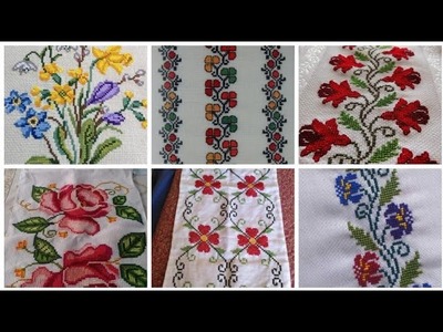 Elegant New Cross Stitch Patterns For Everything char suti kerhai k Designs